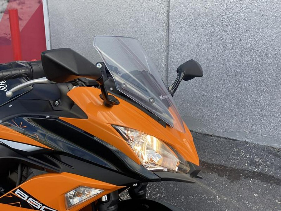 2019 Kawasaki Ninja® 650 ABS Candy Orange/Metallic Spark Black