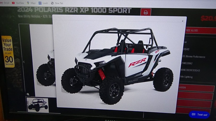 2024 Polaris RZR XP 1000 Sport