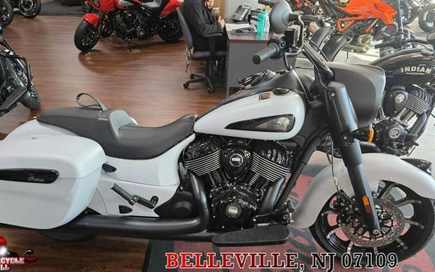 2026 Indian Springfield Dark Horse Ghost White Metallic Smoke