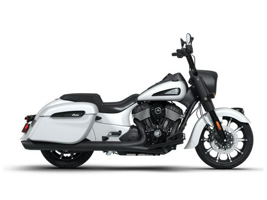 2026 Indian Springfield Dark Horse Ghost White Metallic Smoke
