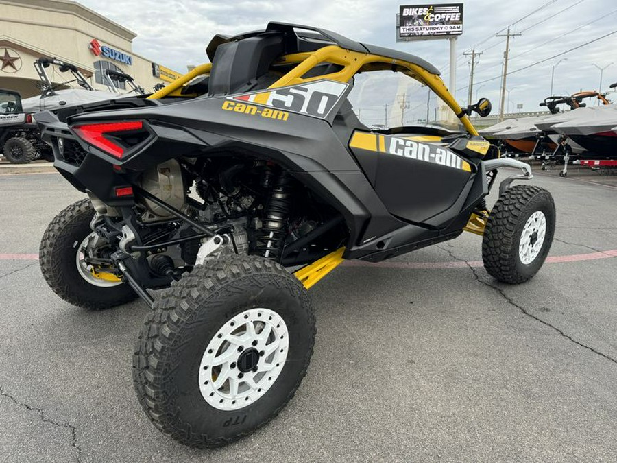 New 2024 CAN-AM MAVERICK R X RS WITH SMARTSHOX 999T DCT CARBON BLACK AND NEON YELLOW