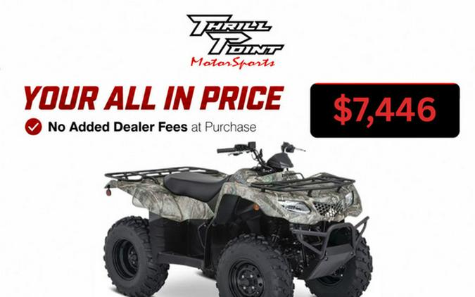 2025 Suzuki KingQuad 400 ASi Camo