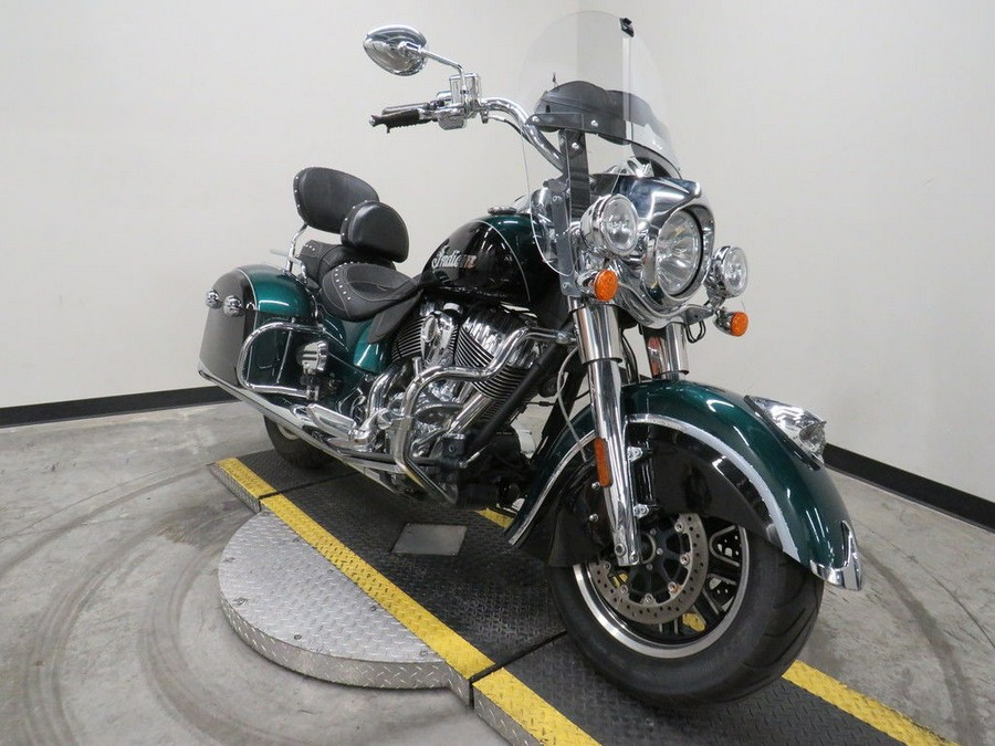 2018 Indian Motorcycle® Springfield® ABS Metallic Jade over Thunder Black