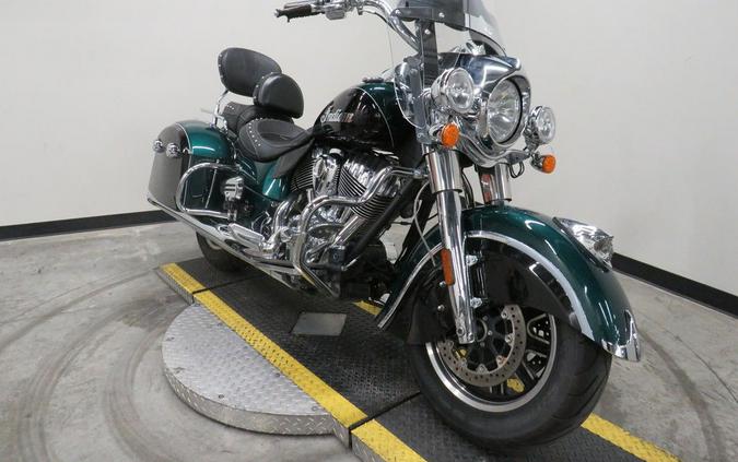 2018 Indian Motorcycle® Springfield® ABS Metallic Jade over Thunder Black