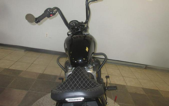 2020 Triumph Bonneville Bobber Black Jet Black