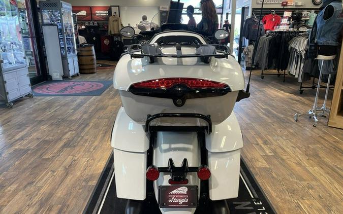 2025 Indian Pursuit Dark Horse W/Powerband Audio Ghost White