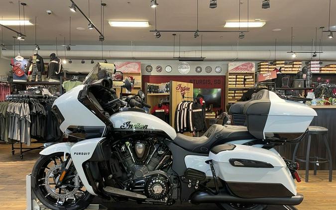2025 Indian Pursuit Dark Horse W/Powerband Audio Ghost White