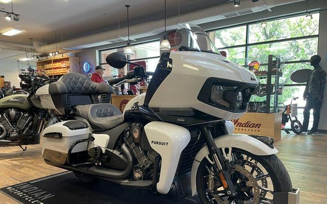 2025 Indian Pursuit Dark Horse W/Powerband Audio Ghost White