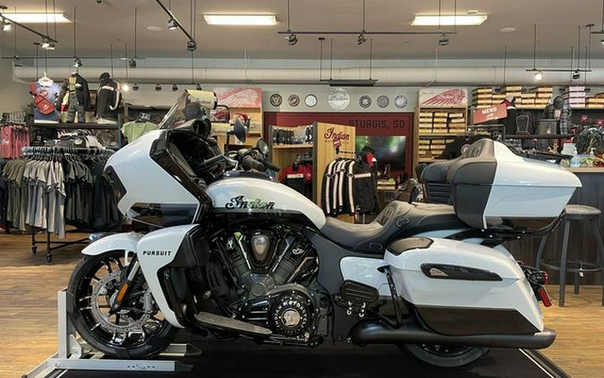 2025 Indian Pursuit Dark Horse W/Powerband Audio Ghost White