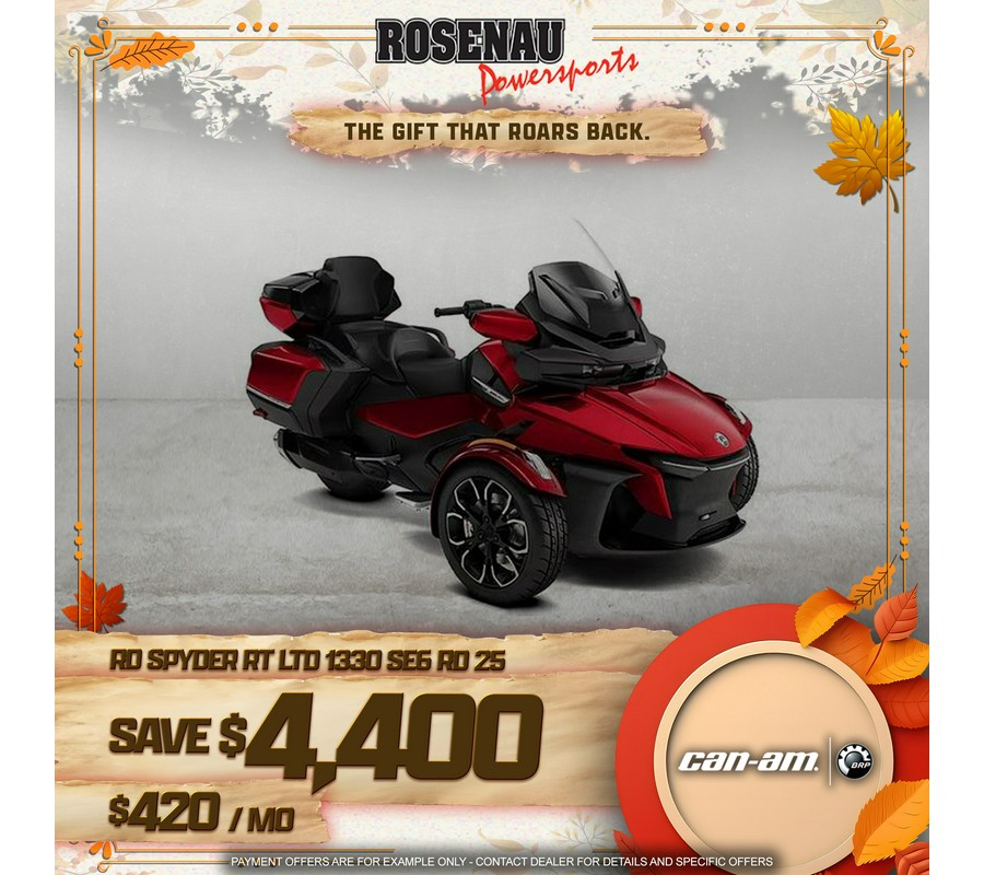 2025 Can-Am Spyder RT Limited