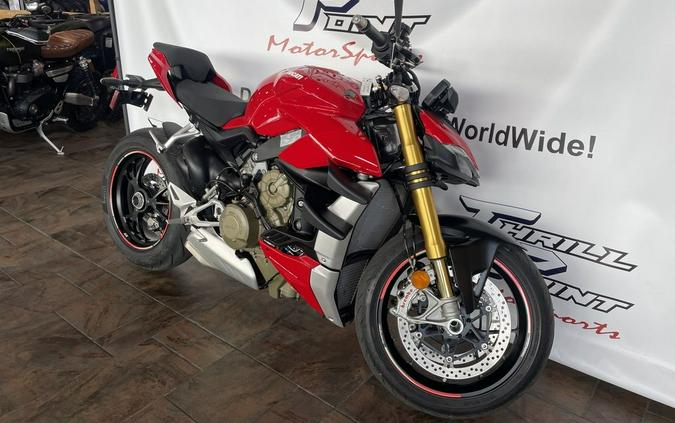 2021 Ducati Streetfighter V4 S Ducati Red