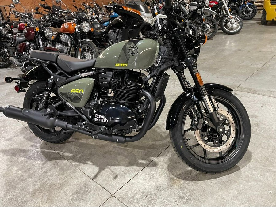 2026 Royal Enfield SHOTGUN 650 - DRILL GREEN