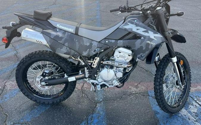 2024 Kawasaki KLX®300 Cypher Camo Gray