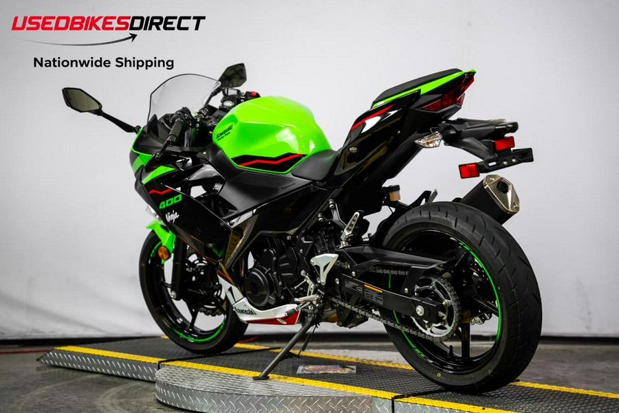 2022 Kawasaki Ninja 400 ABS - $5,299.00