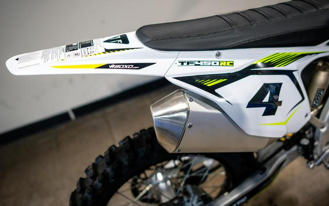 2025 Triumph TF 450-RC Edition Jet Black/Pure White