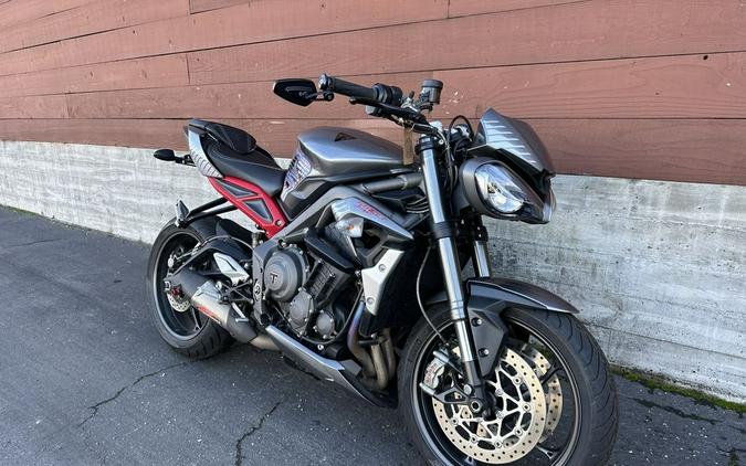 2022 Triumph Street Triple RS Silver Ice