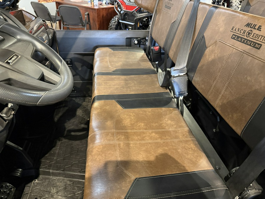 2023 Kawasaki Mule Pro-FXT 1000 Platinum Ranch Edition Metallic Stardust White - 110110