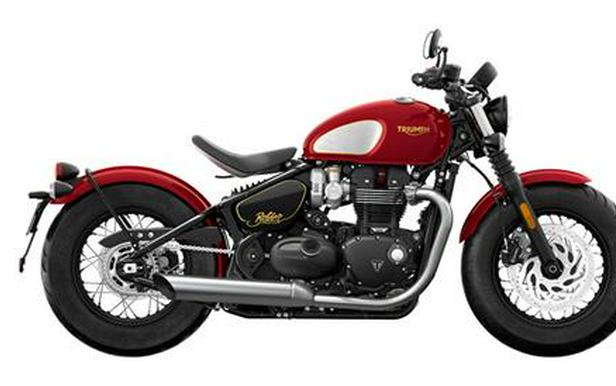 2022 Triumph Bonneville Bobber Gold Line