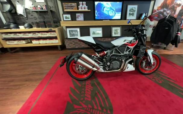 2023 Indian Motorcycle® FTR Sport White Lightning/Indy Red