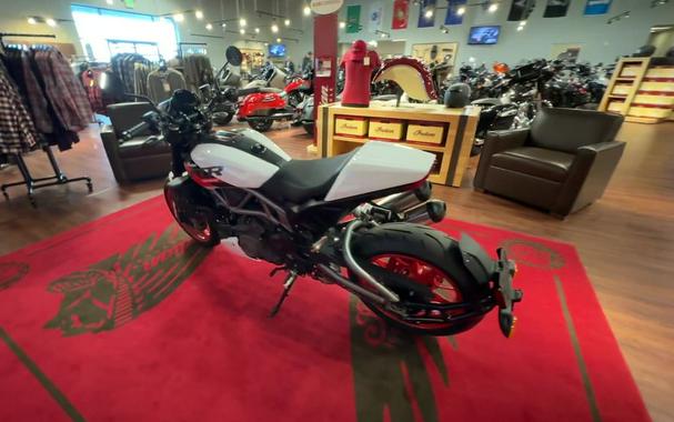 2023 Indian Motorcycle® FTR Sport White Lightning/Indy Red