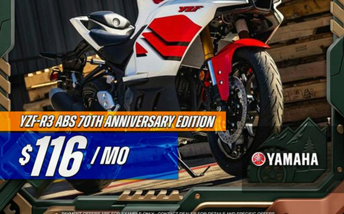 2026 Yamaha YZF R3 70Th Anniversary Edition
