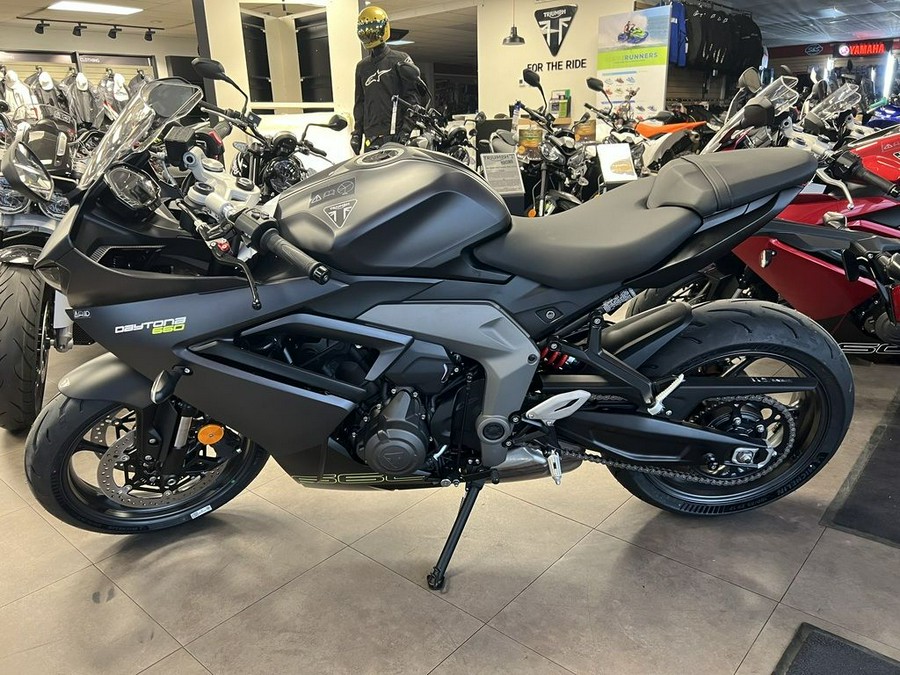 2025 Triumph Daytona 660 Satin Granite/Satin Black