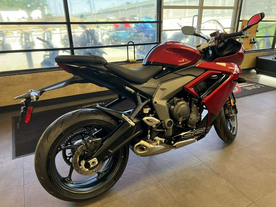 2025 Triumph Daytona 660 Carnival Red/Sapphire Black