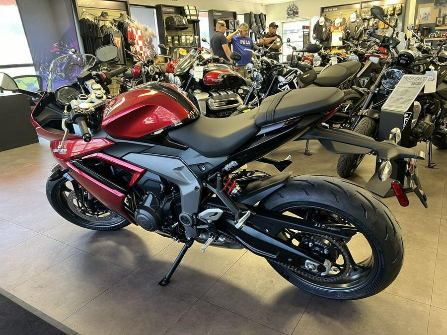 2025 Triumph Daytona 660 Carnival Red/Sapphire Black