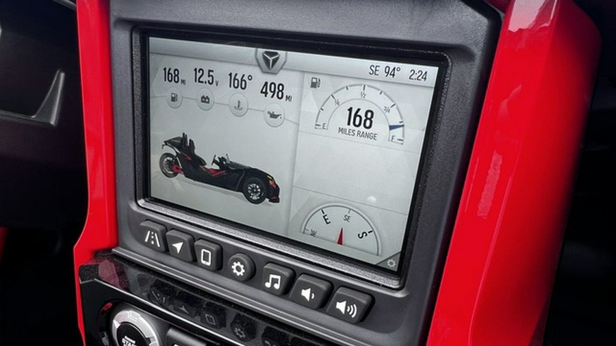 2026 Polaris Slingshot R Autodrive Radiant Gray With Indy Red Pearl