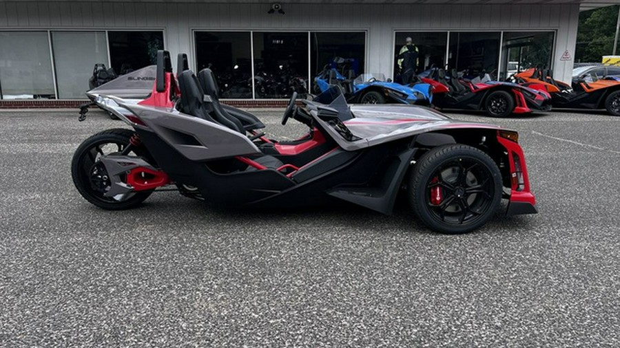 2026 Polaris Slingshot R Autodrive Radiant Gray With Indy Red Pearl