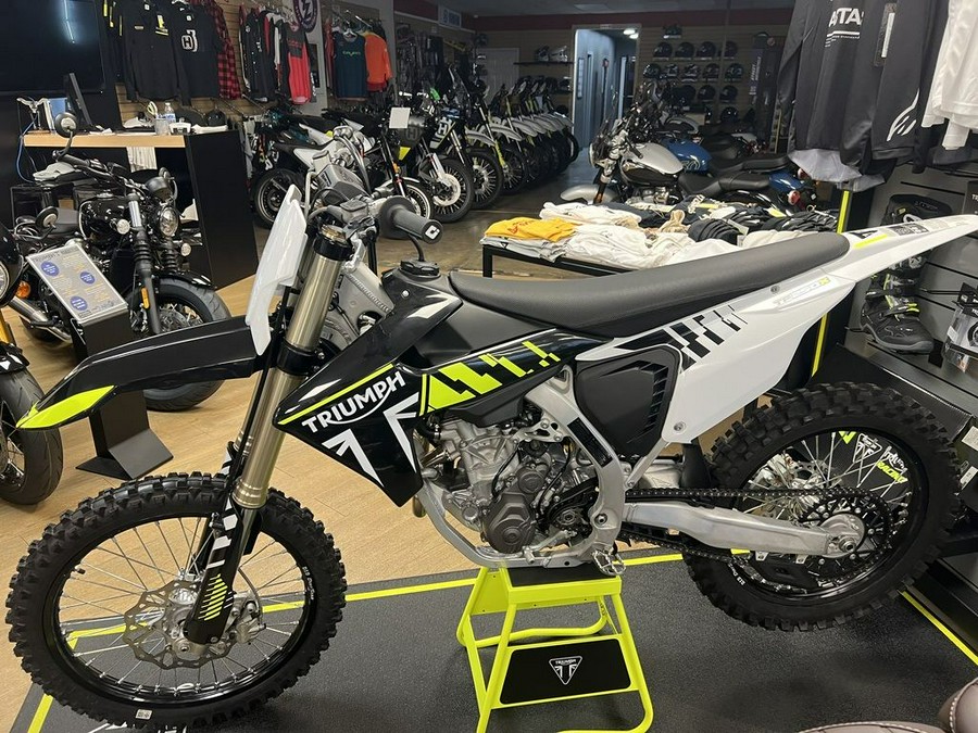 2024 Triumph TF 250-X Racing/Yellow/Black/White