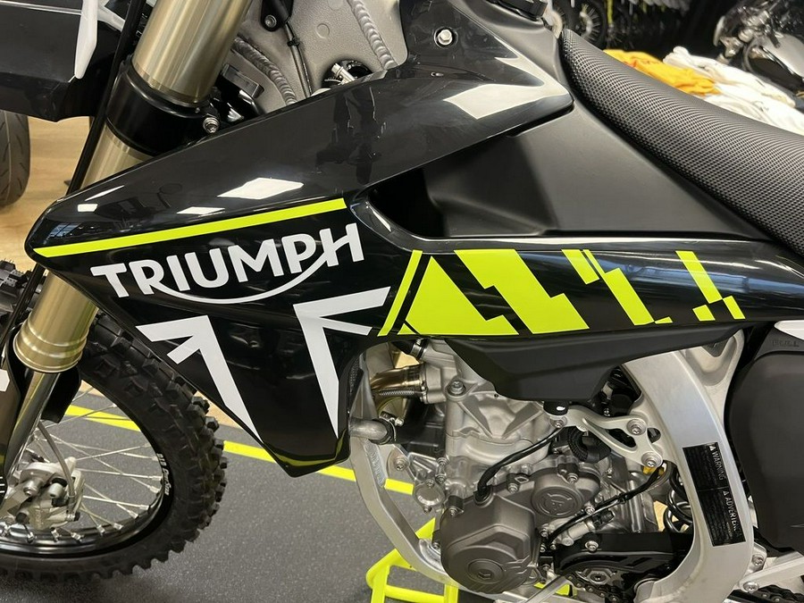 2024 Triumph TF 250-X Racing/Yellow/Black/White