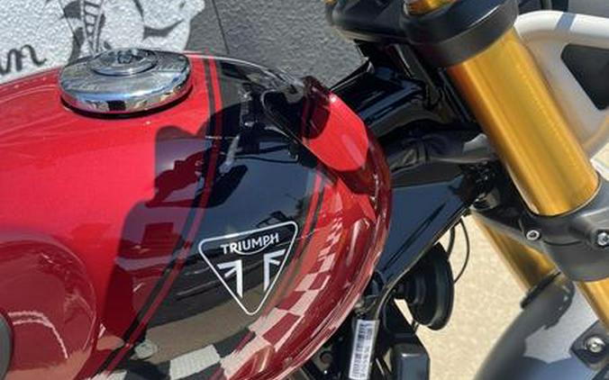 2024 Triumph Scrambler 400 X Carnival Red / Phantom Black