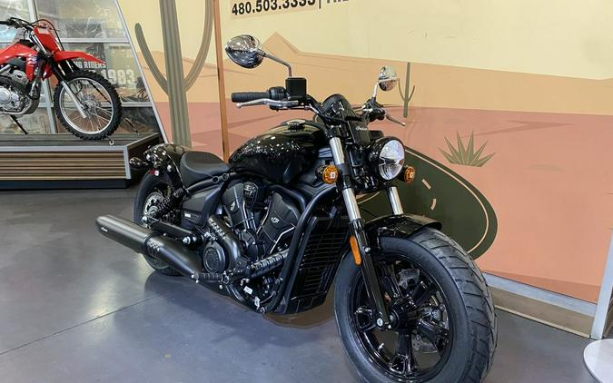 2025 Indian Motorcycle® Scout® Sixty Bobber Limited Black Metallic