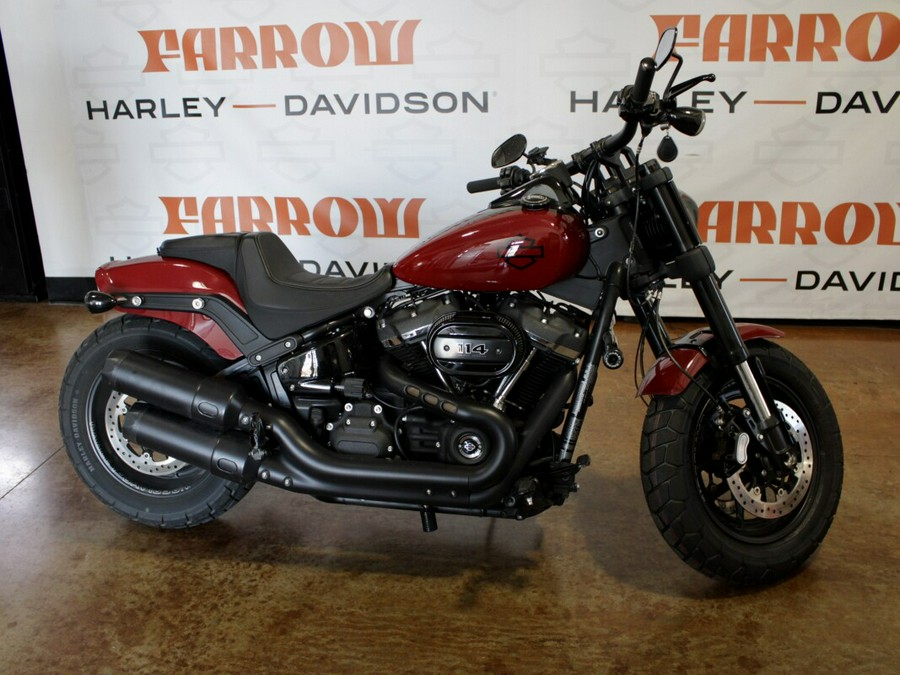 Used 2018 Harley-Davidson Softail Fat Bob 114 FXFBS Motorcycle For Sale In Sunbury, OH