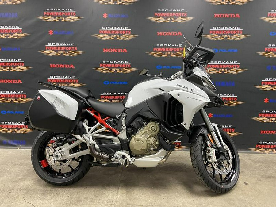 2023 Ducati Multistrada V4S Iceberg White - Alloy Wheels