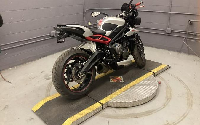 2019 Triumph Street Triple R Matt Aluminium Silver