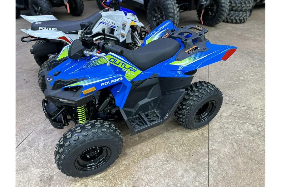 2024 Polaris Industries ATV-24,OUTLAW 70,BLUE/LIME