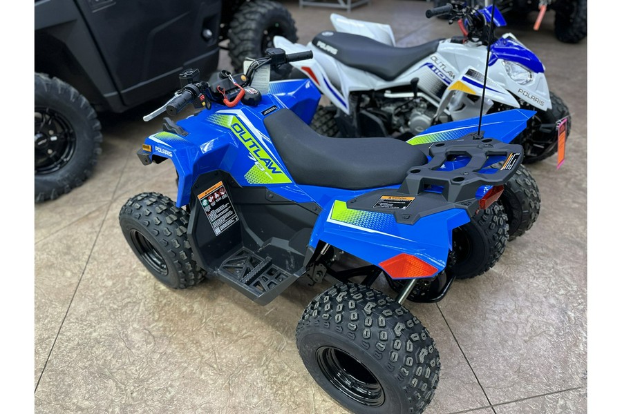 2024 Polaris Industries ATV-24,OUTLAW 70,BLUE/LIME