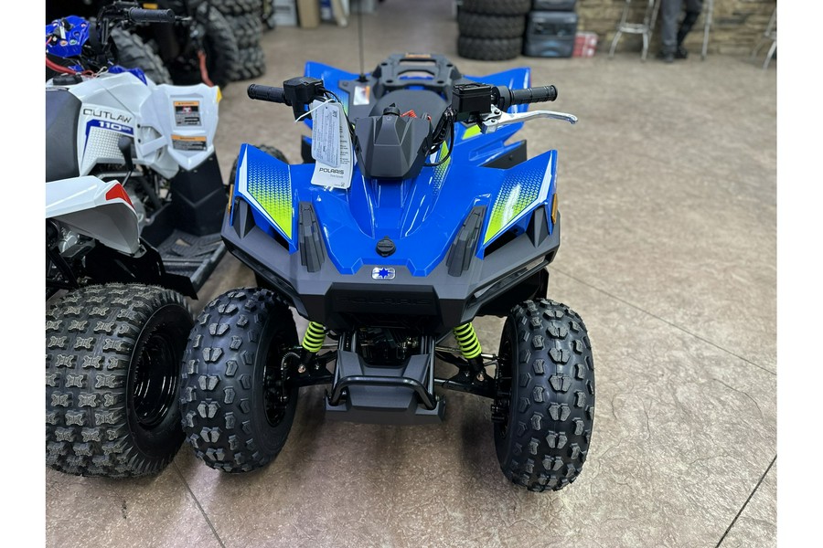 2024 Polaris Industries ATV-24,OUTLAW 70,BLUE/LIME