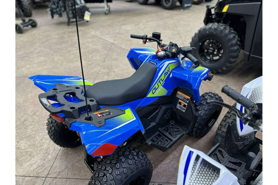 2024 Polaris Industries ATV-24,OUTLAW 70,BLUE/LIME