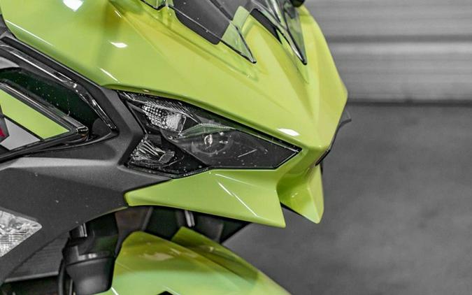 2026 Kawasaki Ninja 500 ABS Metallic Yellowish Green/Ebony