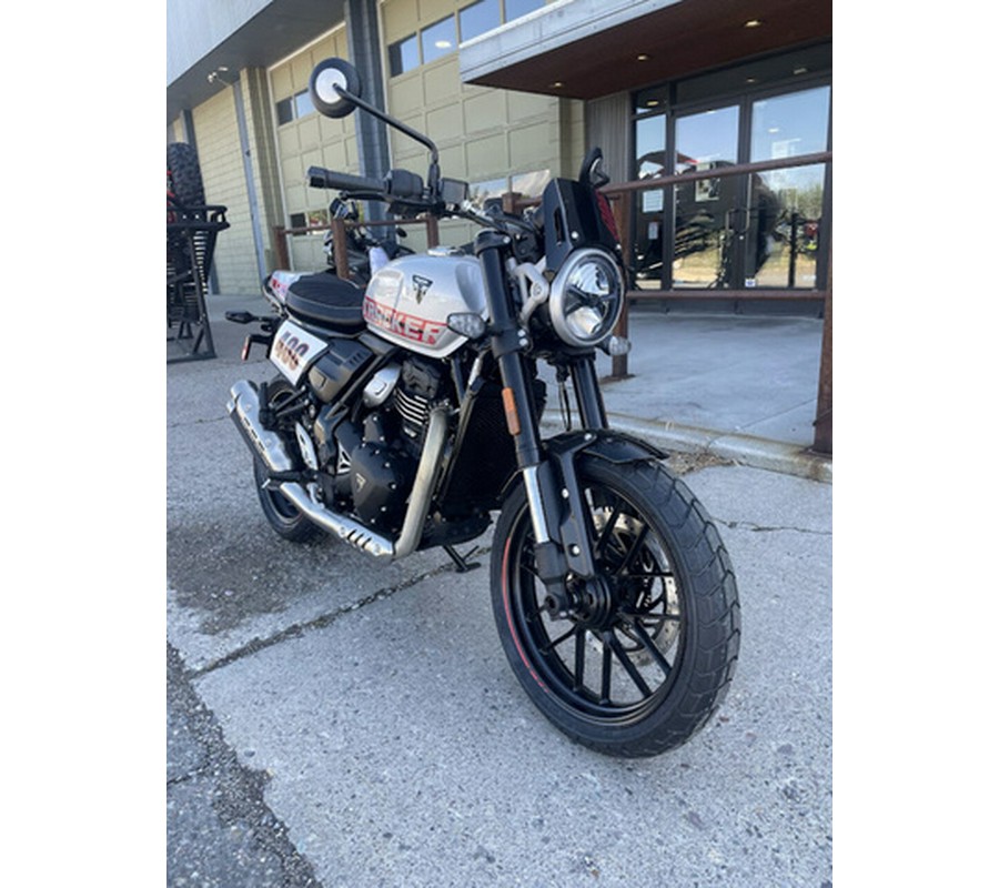 2026 Triumph Tracker 400 Aluminum Silver