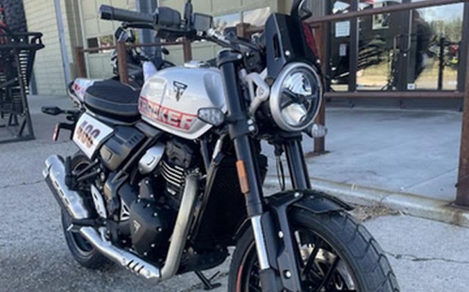 2026 Triumph Tracker 400 Aluminum Silver