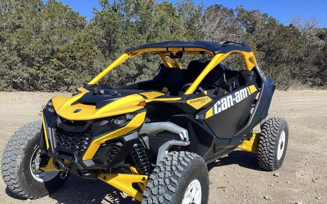 2024 Can-Am® Maverick R X RS Carbon Black & Neo Yellow