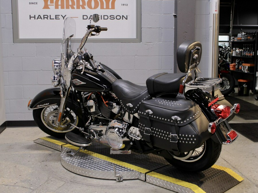 Used 2015 Harley-Davidson Heritage Softail Classic FLSTC Motorcycle For Sale In Columbus, OH