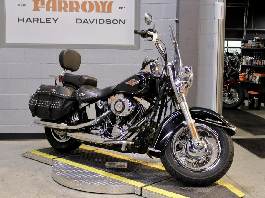 Used 2015 Harley-Davidson Heritage Softail Classic FLSTC Motorcycle For Sale In Columbus, OH