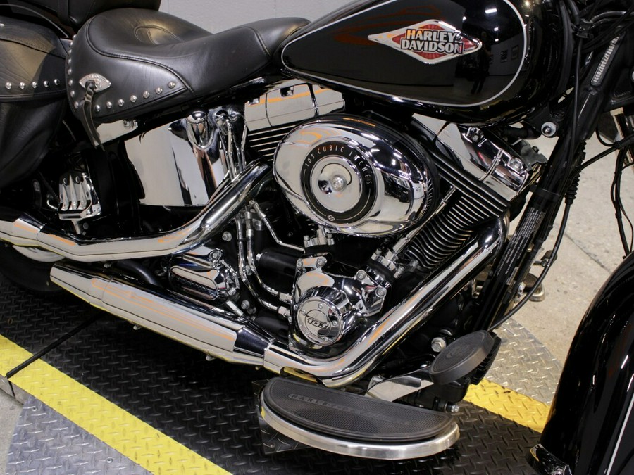 Used 2015 Harley-Davidson Heritage Softail Classic FLSTC Motorcycle For Sale In Columbus, OH