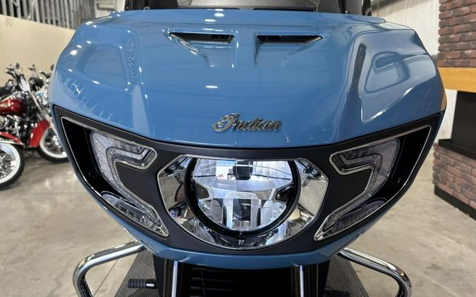 2026 Indian Motorcycle® Challenger® Limited 112 w/PowerBand Audio Storm Blue with Black Metallic