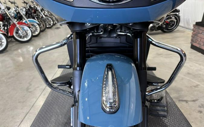 2026 Indian Motorcycle® Challenger® Limited 112 w/PowerBand Audio Storm Blue with Black Metallic